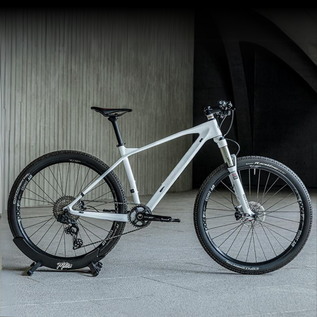Soporte de piso para bicicleta de Ruta y Montaña
