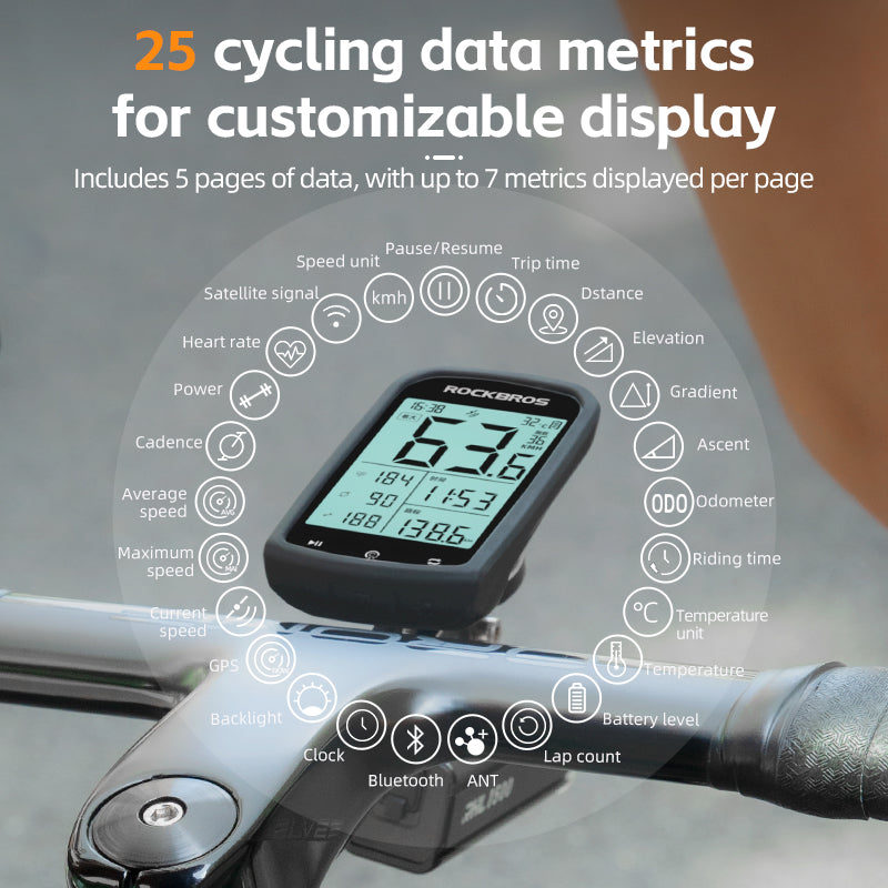 Ciclocomputador GPS Rockbros M1
