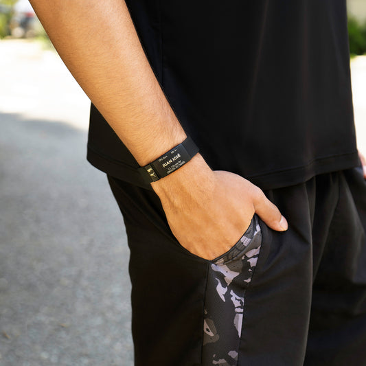 Manilla de Identificación Black