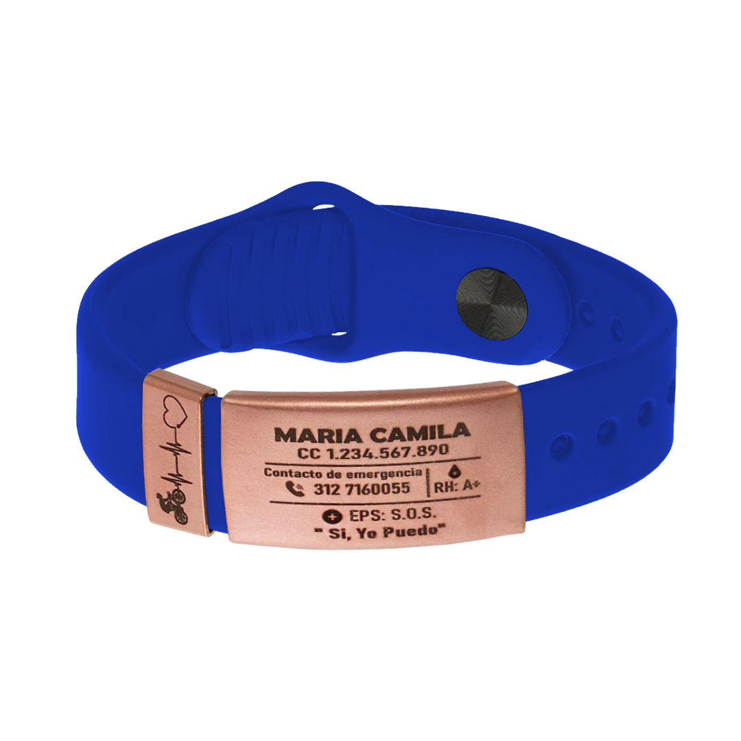 Manilla de Identificación PIN Rose