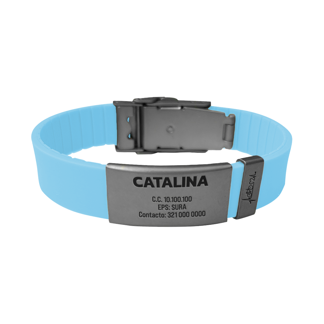 Manilla de Identificación Silver