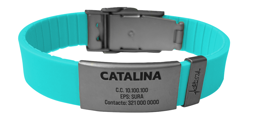 Manilla de Identificación Silver