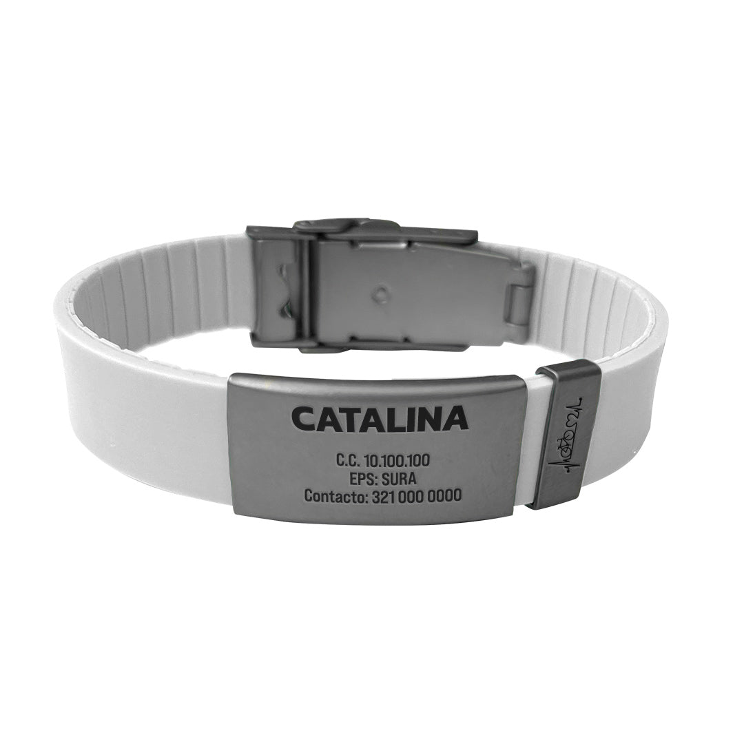 Manilla de Identificación Silver